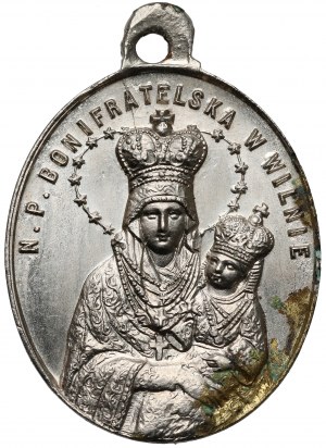 Vilnius, Religious medallion - N. P. Bonifratelskaya in Vilnius