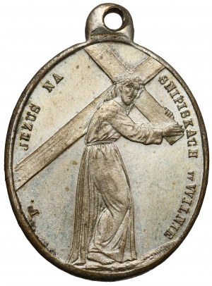 Vilnius, Médaillon religieux - N. P. Aglońska