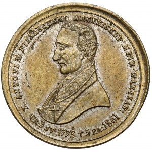 Medal, Antonii Fijałkowski - Arcybiskup Metropolii Warszawskiej 1861