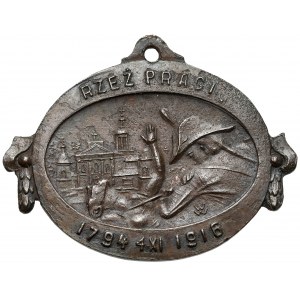 Plakieta pamiątkowa - Rzeź Pragi 1794-4 XI-1916
