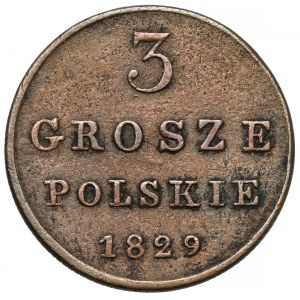 3 grosze polskie 1829 FH