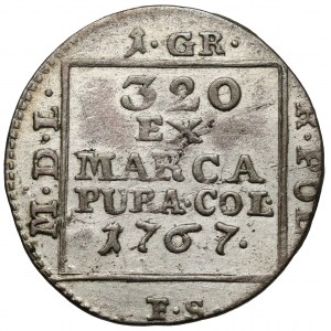 Poniatowski, Grosz srebrny 1767 FS
