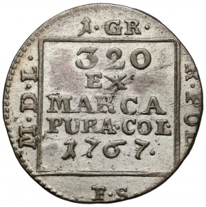 Poniatowski, Grosz srebrny 1767 FS
