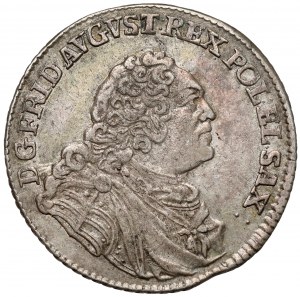 August III Sas, 1/6 thaler 1763 EDC, Leipzig