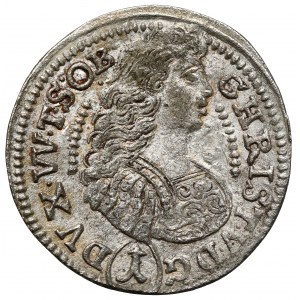 Śląsk, Chrystian Ulryk, 1 krajcar Oleśnica 1683
