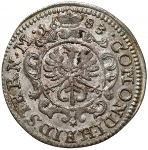 Silésie, Christian Ulrich, 1 krajcar Olesnica 1683