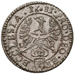 Śląsk, Fryderyk Heski, 1 krajcar 1681 LPH, Nysa