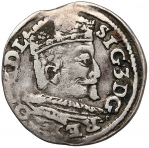 Sigismond III Vasa, Trojak Lublin 1595 - cerceau avec roues