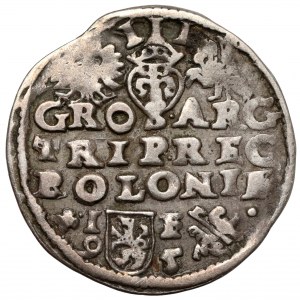 Zygmunt III Waza, Trojak Lublin 1595 - obręcz z kółkami