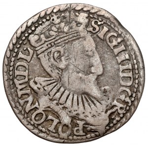 Zygmunt III Waza, Trojak Olkusz 1598 - 2 typ popiersia