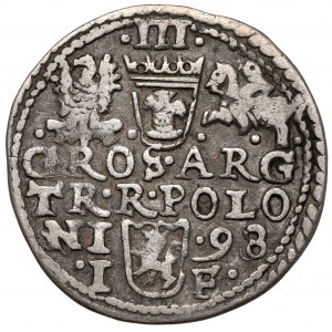 Zygmunt III Waza, Trojak Olkusz 1598 - 2 typ popiersia