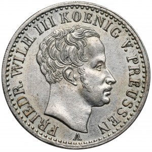 Prusy, Friedrich Wilhelm III, 1/6 talara 1825-A, Berlin
