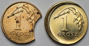 Destructs 1 penny 2013 et 2024 - set (2pcs)