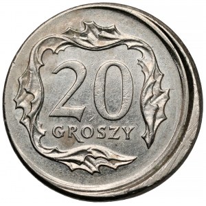20 groszy 2007 - offcenter