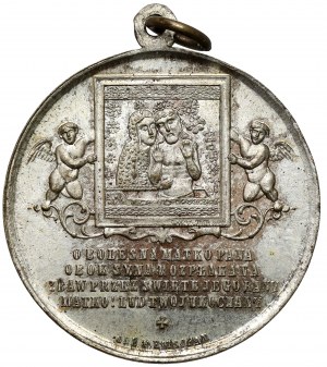 Image en médaillon de Notre-Dame de la Porte de l'Aube 1888