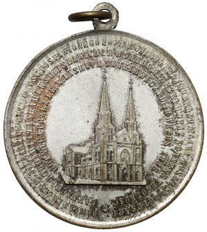 Image en médaillon de Notre-Dame de la Porte de l'Aube 1888