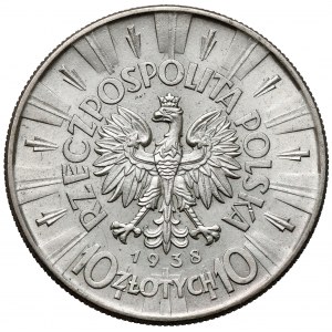Piłsudski 10 złotych 1938