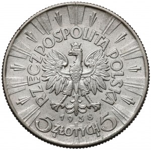 Piłsudski 5 złotych 1938