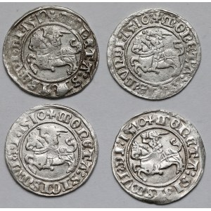 Zygmunt I Stary, Półgrosze Wilno 1510 - zestaw (4szt)