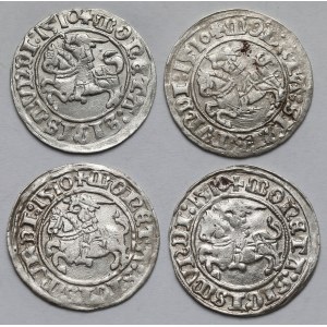 Zygmunt I Stary, Półgrosze Wilno 1510 - zestaw (4szt)