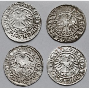 Zygmunt I Stary, Półgrosze Wilno 1511 - zestaw (4szt)