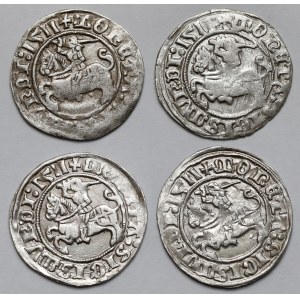 Zygmunt I Stary, Półgrosze Wilno 1511 - zestaw (4szt)