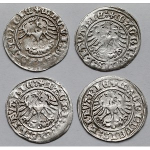 Zygmunt I Stary, Półgrosze Wilno 1511 - zestaw (4szt)