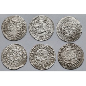 Zygmunt I Stary, Półgrosze Wilno 1516 - zestaw (6szt)