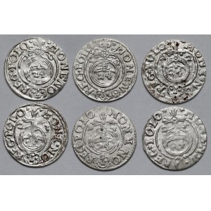 Zygmunt III Waza, Półtoraki Bydgoszcz 1620-1625 - zestaw (6szt)