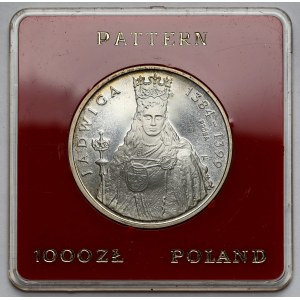 Próba SREBRO 1.000 złotych 1988 Jadwiga