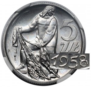 5 gold 1958 Rybak - BALWANEK
