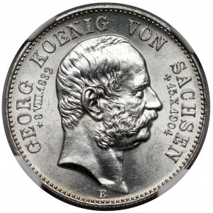 Saksonia, 2 marki 1904-E - pośmiertne