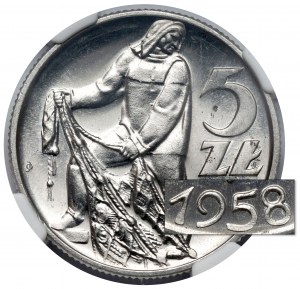 5 gold 1958 Rybak - BALWANEK