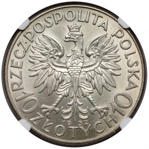 Głowa Kobiety 10 złotych 1932 bz, Londyn
