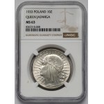 Głowa Kobiety 10 złotych 1933
