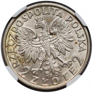 Głowa Kobiety 2 złote 1932