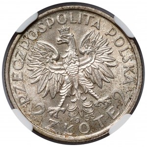 Głowa Kobiety 2 złote 1933