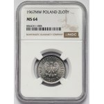 1 złoty 1967 - rzadki rok