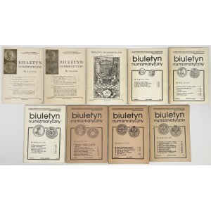 Biuletyny Numizmatyczne 1985 i 1986 - komplet