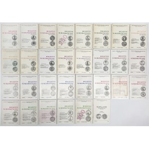 Biuletyny Numizmatyczne 1988-1995 - komplet (30szt)