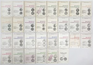 Numismatic bulletin 1988-1995 - set (30pcs)