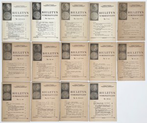 Bulletin numismatique 1982 et 1983 - complet