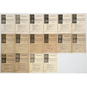 Biuletyny Numizmatyczne 1977 i 1984 - komplet