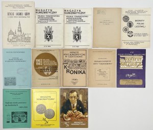 Magazines numismatiques - set (13pcs)