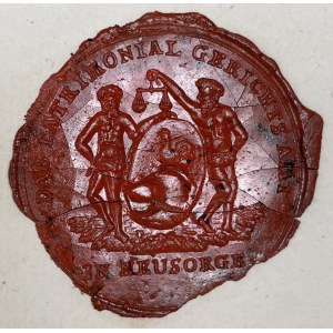 Zestaw literatury falerystycznej + pieczęć lakowa