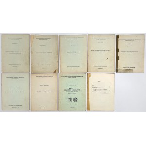 Biblioteczka Biuletynu Numizmatycznego 1971-1982 - zestaw (9szt)
