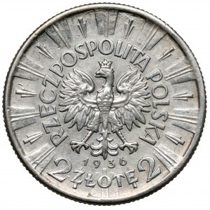 Piłsudski 2 złote 1936 - rzadki rok