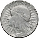 Głowa Kobiety 5 złotych 1932 ze znakiem, Warszawa - rzadkie