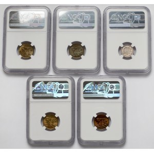 1-10 groszy 1993-2006 - zestaw (5szt)