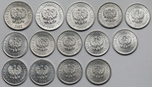 10-20 pennies 1962-1983 - mint - set (14pcs)